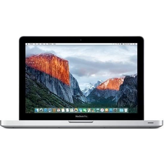 APPLE MacBook Pro 13" 2011 i5 - 2,3 Ghz - 4 Go RAM - 128 Go SSD - Gris - Reconditionné - Etat correct