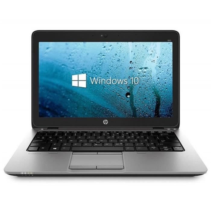 Ordinateur Portable HP 820-G1 – Core I5 – RAM 8G – HDD 320G – Windows 10 – Reconditionné – Etat correct