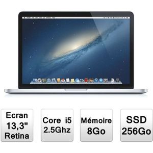 Top achat PC Portable Apple MacBook Pro 13" avec écran Retina (MD213F/A) pas cher Achat PC Portable Apple MacBook Pro 13" avec écran Retina (MD213F/A) pas cher