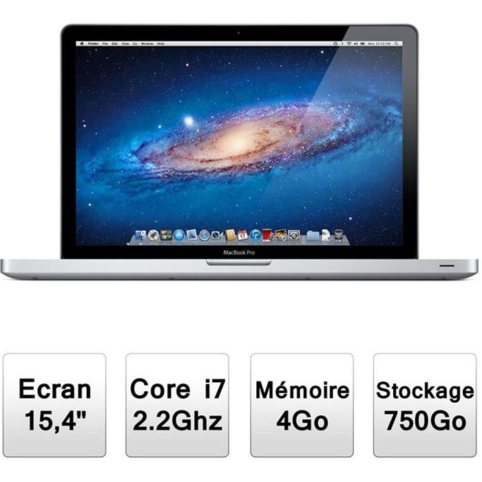 Top achat PC Portable Apple MacBook Pro 15" (MC723F/A) pas cher