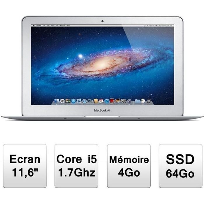 Top achat PC Portable Apple MacBook Air 11" (MD223F/A) pas cher Top achat PC Portable Apple MacBook Air 11" (MD223F/A) pas cher