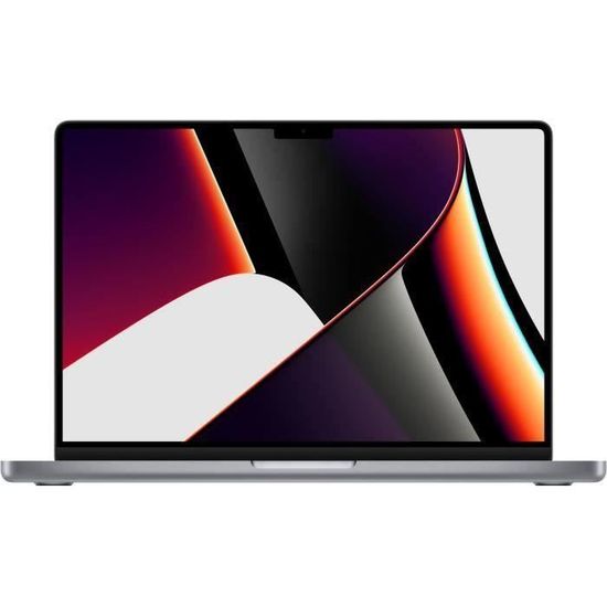 Apple - 14" MacBook Pro (2021) - Puce Apple M1 Pro - RAM 16Go - Stockage 512Go - Gris Sidéral - AZERTY