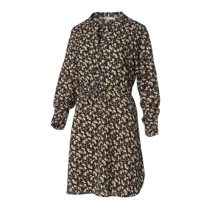 ONLY Tunique Imprim Noir Femme Achat Vente ONLY Tunique