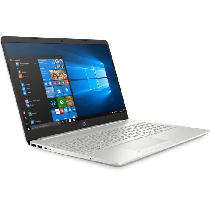 Achat PC Portable HP PC Portable 15-dw2003nf - 15,6"HD - i3-1005G1 - RAM 4Go - Stockage 128Go SSD + 1To HDD - Windows 10 pas cher