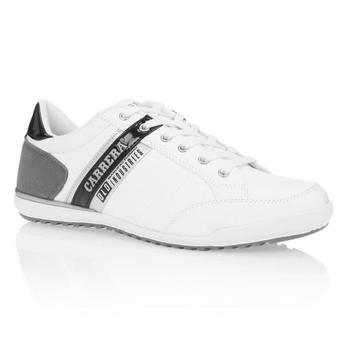 CARRERA Baskets New Galles Homme Blanc, noir et gris - Cdiscount Chaussures