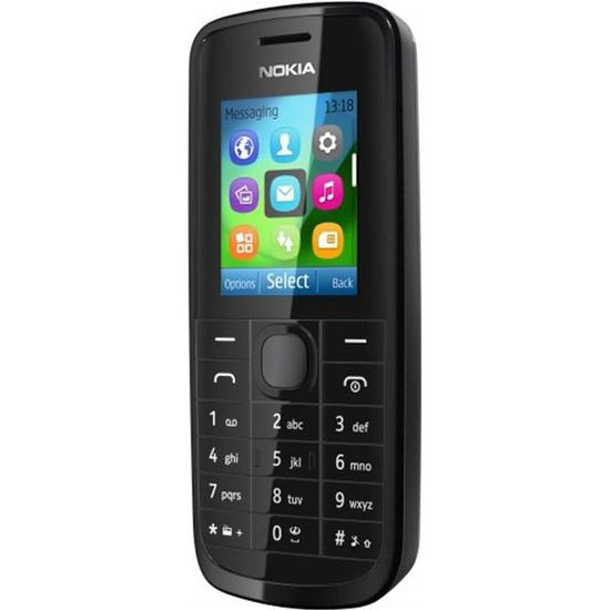 Téléphone mobile - NOKIA - 113 Noir - Ecran TFT 1.8" - Appareil photo VGA - Bluetooth