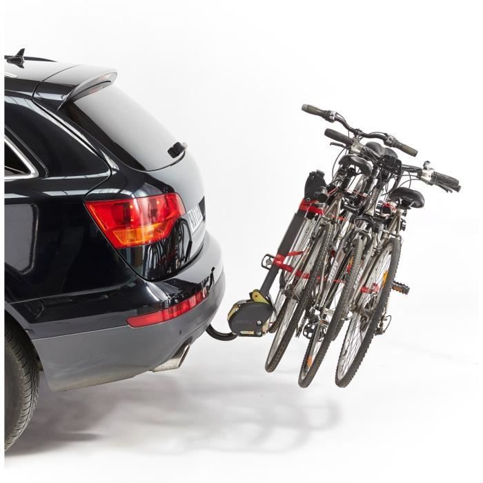 Porte-vélos Arrière Rabattable Pour 3 Vélos - Attelage 7 Broches - AHAKA - Neuf