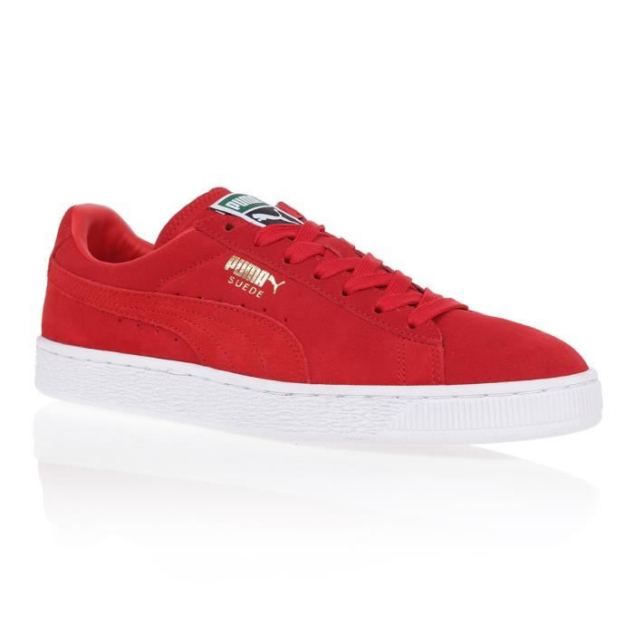 puma suede homme rouge