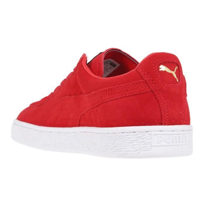 Puma suede sale homme rouge