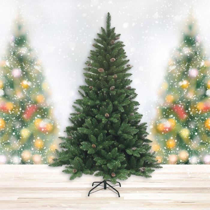 Sapin de Noël artificiel Luxe Igor 958 branches Ø 120 x H 210 cm