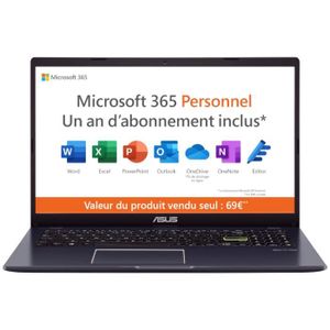 ORDINATEUR PORTABLE PC Portable ASUS VivoBook 15 E510 | 15,6