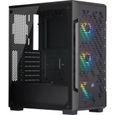 CORSAIR Boîtier PC iCUE 220T RGB Airflow - Moyen Tour - Verre trempé - Noir (CC-9011173-WW)-0