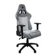 CORSAIR - Chaise bureau - Fauteuil Gaming - TC100 RELAXED - Tissu - Ergonomique - Accoudoirs réglables - Gris/Argent-0