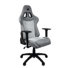 CORSAIR - Chaise bureau - Fauteuil Gaming - TC100 RELAXED - Tissu - Ergonomique - Accoudoirs réglables - Gris/Argent