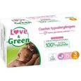 LOVE AND GREEN Couches Pack 1 mois - Taille 3 - De 4 à 9 Kg - 208 couches-1