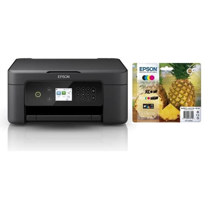 EPSON Imprimante XP-4200 + Pack de 4 cartouches dencre couleurs XL EPSON