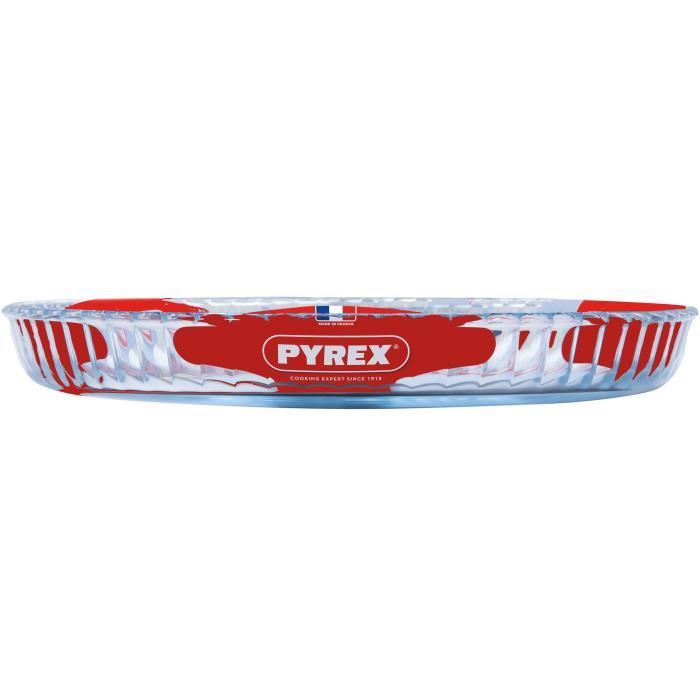 Moule à Tarte en Verre 30 cm 1,8 L Bake & Enjoy Pyrex :achat, vente