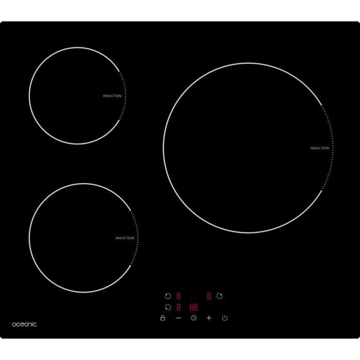 Plaque de cuisson Induction 3 Feux - Premier Plan