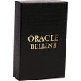 Jeu de cartes Oracle de Belline - Grimaud - Coffret classique - Noir et or-0