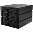 Rack amovible ICY BOX IB-564SSK pour 4 disques durs 3.5' Serial ATA-SAS dans 3 baies 5.25'-0