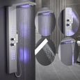 JEOBEST® Colonne de douche,  Thermostatique Système avec LED éclairage - H 125cm-0