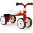 Porteur Métal Rookie - Rouge - SMOBY - Pour Enfant dès 12 mois - 4 roues silencieuses et poignée de transport-0