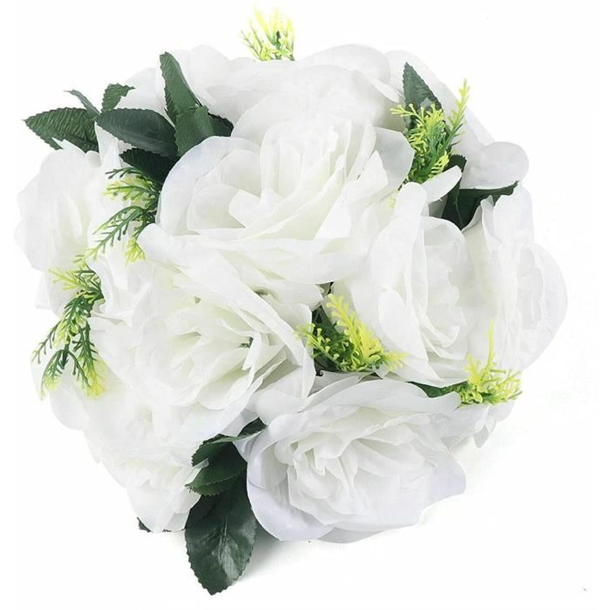 Bouquets de Mariage Blanc Bouquet de mariée Style coréen Blanc Faux  Artificiel Rose Fleur Mariage Tenant des Fleurs avec Strass - Cdiscount  Maison