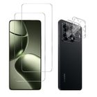 Verre Trempé - Phonillico® - Xiaomi 14T PRO - Pack 2 - Protection Écran et Caméra - Transparent