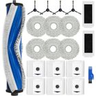 NETBOAT Kit d'accessoires pour ECOVACS DEEBOT T30 Omni/T30 PRO Omni, Saprdii 6 sacs à poussière antibactériens, 6 lingettes serpillères