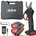 BRAND Sécateur Électrique Sans Fil - ADM 21V - 2 Batteries - Coupe jusqu'à 25mm - Léger et Sécurisé