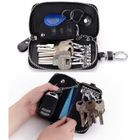 FRANCE EN STOCK Porte-clés 100% Cuir multifonction de Voiture Carte crédit et Argent