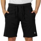 Short en coton à logo brodé - Sergio Tacchini - Homme - Noir - Ajustée - Adulte