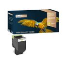 QUALITONER - x1 Toner - 80C0S40 Yellow - Compatible pour Lexmark CX310 CX310dn CX310n CX410 CX410de CX410dte CX410e CX510 CX510de