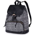 VBIGER Sac à dos élégant en toile Sac décontracté Sac à dos Drawstring Sac à lunch scolaire avec impression délicate pour femmes