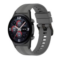 gris -- Bracelet de montre de en silicone, 22 mm, bracelet de montre avec boucle en acier inoxydable pour Honor Watch GS3