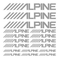 Kit stickers alpine Ref: SPON-039 Gris