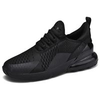 Baskets Mode Respirante Homme-Femme INSFITY - Coussin d'Air Sneakers Chaussures Sport Confortable - Noir