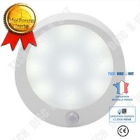 TD® 9 LED lampe de nuit à piles sans fil Détecteur de mouvement (lumière blanc)