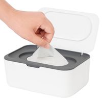 Organisateur Lingettes Salle De Bain Cuisine Distributeur De Lingettes Humides Rechargeable - Boîte étanche Pour Lingettes Bébé Ou Adulte - Pour Maison, Salle De Bain (bleu) Boîte Lingettes Rechargeable étanche