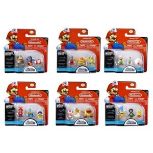 FIGURINE - PERSONNAGE Pack de 3 micro Figurines Mario Nintendo - Modèle 