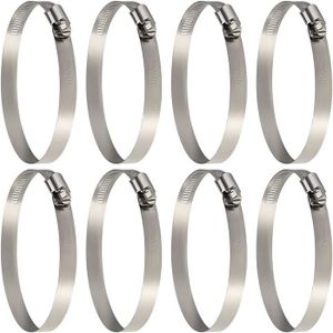85pcs Collier De Serrage Tuyau En Acier Inoxydable Attache Tuyau Clips 6 21mm Collier De Serrage Metallique Pourtuyaux Conduit Tuyauterie Tube Eau Gaz 97296034