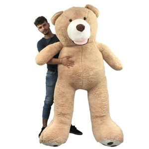 Peluche Geante Ours XXL - Nounours Geant en Peluche Marron Foncé 180cm