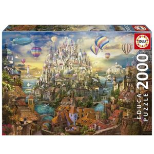 PUZZLE Puzzle 2000 pièces - EDUCA - Cité Des Rêves - Pays