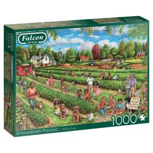 PUZZLE Puzzle Falcon - Cueillette de fraises - 1000 pièce