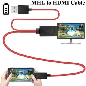 4 K 1080 P 3 en 1 HDTV MHL éclairage câble HDMI pour IPhone IPad Samsung  Galaxy pour projecteur/TV 2 M HDMI type-c câble adaptateur HDTV
