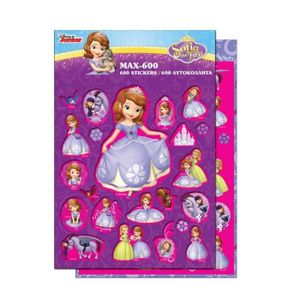 STICKER SCRAPBOOKING 600 stickers Princesse Sofia Disney enfant