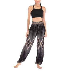PANTALON DE SPORT Pantalon de Yoga Sarouel Femme - Noir - Style Bohè