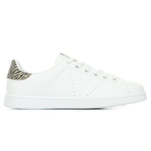 Tennis blanche femme toile discount