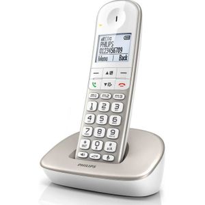 Téléphone fixe PHILIPS DECT - DECT Argent - XL SOLO SANS REPONDEU