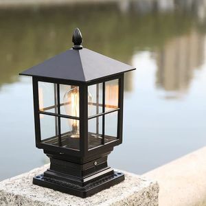 LAMPE DE JARDIN  Led Lampe Pilier Portail Exterieur, E27 Moderne La